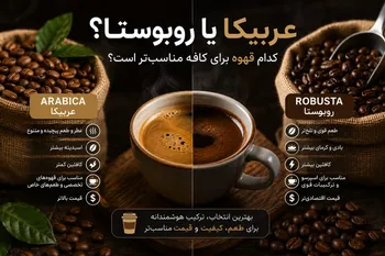 عربیکا یا روبوستا؟ کدام قهوه برای کافه مناسب تر است؟
