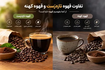تفاوت قهوه تازه رُست و قهوه کهنه؛ از کجا بفهمیم قهوه تازه است؟